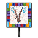 Caroline'S Treasures 8445-Vsh4 Beach And Seafood Leash Holder Or Key Hook 8445, Small, Multicolor