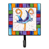 Caroline'S Treasures 8448-Ysh4 Beach And Seafood Leash Holder Or Key Hook 8448, Small, Multicolor