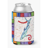 Letter Z With Shark Can Or Bottle Beverage Insulator Hugger 8449