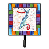 Caroline'S Treasures 8449-Zsh4 Beach And Seafood Leash Holder Or Key Hook 8449, Small, Multicolor