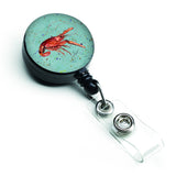 Caroline'S Treasures Crawfish Retractable Badge Reel, Multicolor (8461Br)