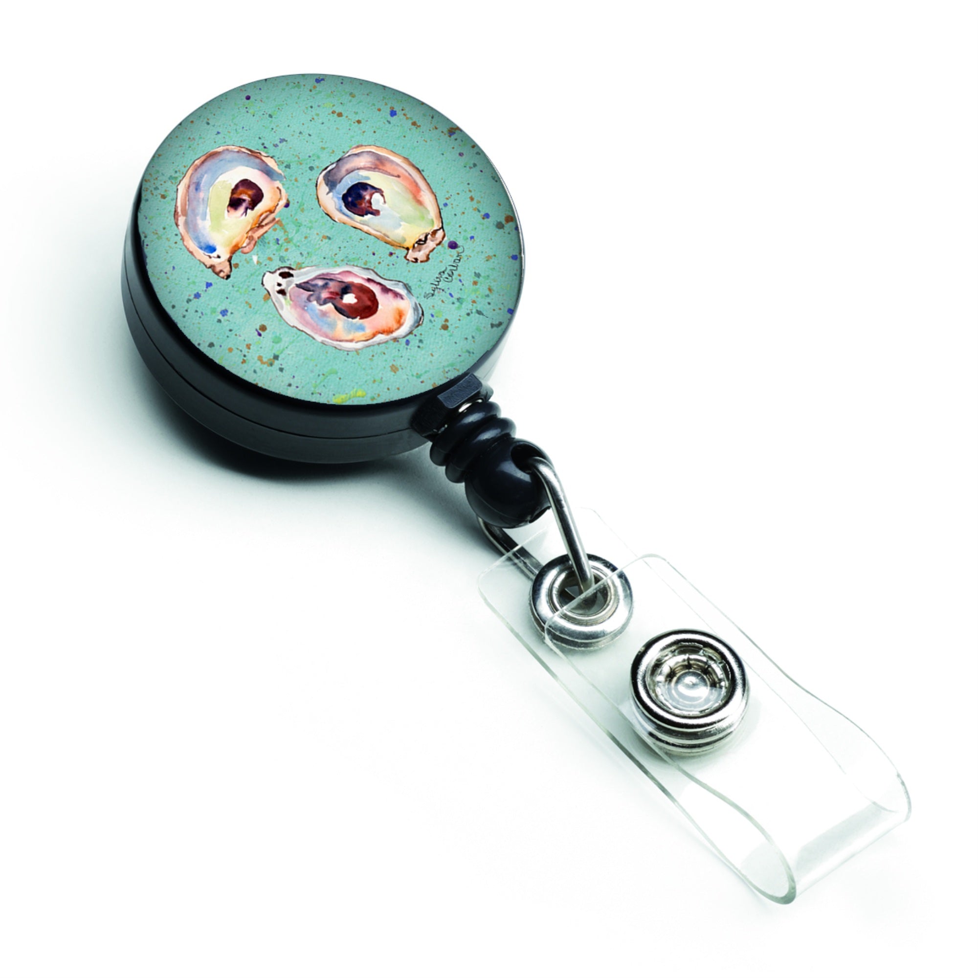 Caroline'S Treasures Oyster Retractable Badge Reel, Multicolor (8463Br)