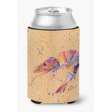 Shrimp On Coral Can Or Bottle Beverage Insulator Hugger