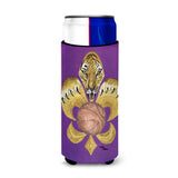 Tiger Fleur De Lis Basketball Ultra Beverage Insulators For Slim Cans 8478Muk