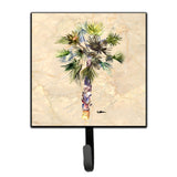 Caroline'S Treasures 8481Sh4 Tree-Palm Tree Leash Holder Or Key Hook, Small, Multicolor