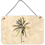 Caroline'S Treasures 8482Ds812 Palm Tree Aluminum Metal Wall Or Door Hanging Prints, 8 X 12