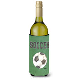 Soccer Wine Bottle Beverage Insulator Beverage Insulator Hugger