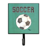 Caroline'S Treasures 8484Sh4 Soccer Leash Or Key Holder, Small, Multicolor