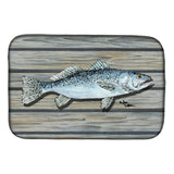 Caroline'S Treasures Fish Speckled Trout Dish Drying Mat, 14 X 21, Multicolor