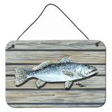 Caroline'S Treasures Fish Speckled Trout Aluminum Metal Wall Or Door Hanging Prints, 8 X 12
