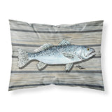 Caroline'S Treasures 8494Pillowcase Fish Speckled Trout Moisture Wicking Fabric Standard Pillowcase, Large, Multicolor