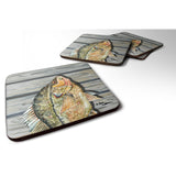 Caroline'S Treasures 8498Fc Croppie Foam Coasters (Set Of 4), 3.5 H X 3.5 W, Multicolor