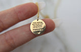Padre Pio Necklace in 14k Gold