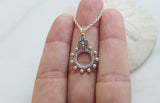 Rosary Bead necklace |925 Sterling Silver