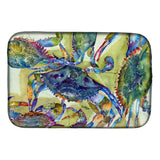 Caroline'S Treasures Crab All Over Dish Drying Mat, 14 X 21, Multicolor
