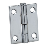 Perko 1293DP9CHR ChromePlated Butt Hinge 3 Open Width x 3 Pin Height