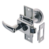 Perko 0930Dp0Chr Reverse-Bevel Rim Lock Set With Flush Strike