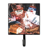 Caroline'S Treasures 8536Sh4 Red Beans And Rice Leash Holder Or Key Hook, Small, Multicolor