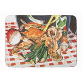 Caroline'S Treasures Crab Boil Floor Mat, 19 X 27, Multicolor