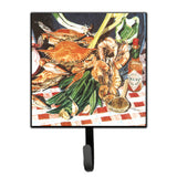 Caroline'S Treasures 8537Sh4 Crab Boil Leash Holder Or Key Hook, Small, Multicolor