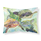 Caroline'S Treasures 8549Pillowcase Turtle Moisture Wicking Fabric Standard Pillowcase, Large, Multicolor