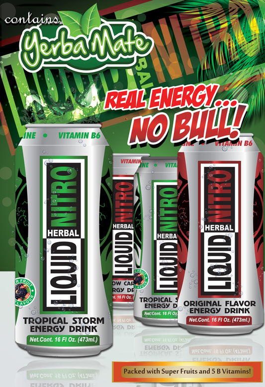 Tropical Storm Low Carb Energy Drink Case