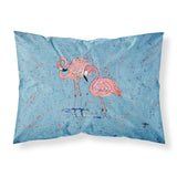Caroline'S Treasures 8566Pillowcase Flamingo Moisture Wicking Fabric Standard Pillowcase, Large, Multicolor
