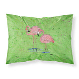 Caroline'S Treasures 8567Pillowcase Flamingo Moisture Wicking Fabric Standard Pillowcase, Large, Multicolor