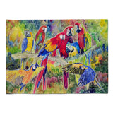 Caroline'S Treasures 8600Plmt Parrot Fabric Placemat, Multicolor