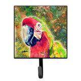 Caroline'S Treasures 8601Sh4 Bird-Parrot Leash Holder Or Key Hook, Small, Multicolor