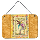 Caroline'S Treasures 8614Ds812 Palm Tree Aluminum Metal Wall Or Door Hanging Prints, 8 X 12