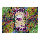 Caroline'S Treasures 8616Plmt Wine Fabric Placemat, Multicolor