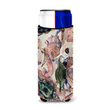 Crab And Oysters Ultra Beverage Insulators For Slim Cans 8618Muk