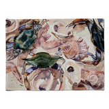 Caroline'S Treasures 8618Plmt Crab Fabric Placemat, Multicolor