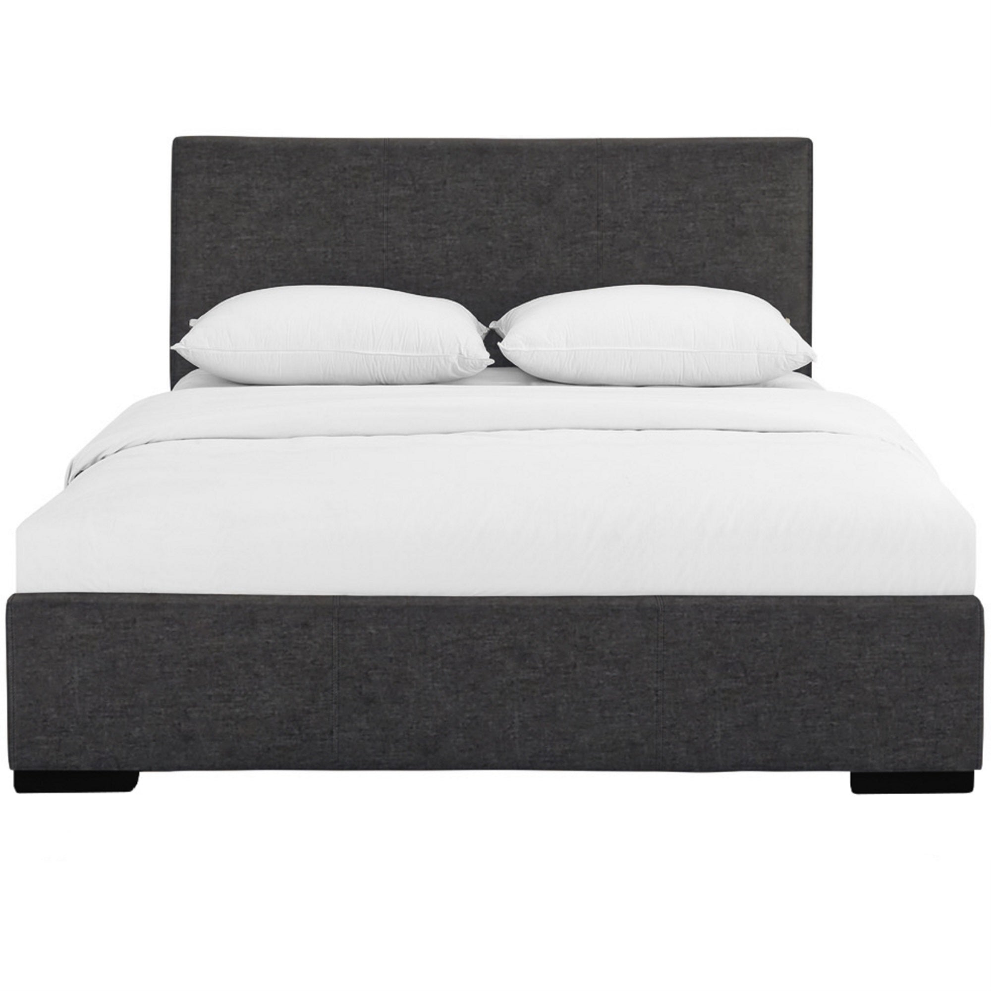 Hindes Upholstered Platform Bed, Grey, King