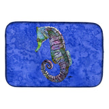 Caroline'S Treasures Seahorse Dish Drying Mat, 14 X 21, Multicolor
