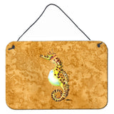 Caroline'S Treasures Seahorse Aluminum Metal Wall Or Door Hanging Prints, 8 X 12