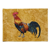 Caroline'S Treasures 8651Plmt Rooster Fabric Placemat, Multicolor