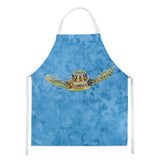 Caroline'S Treasures 8653Apron Turtle Coming At You Apron, Large, Multicolor