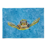 Caroline'S Treasures 8653Plmt Turtle Coming At You Fabric Placemat, Multicolor