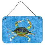 Caroline'S Treasures 8656Ds812 Crab Aluminum Metal Wall Or Door Hanging Prints, 8 X 12
