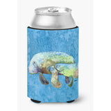 Manatee Can Or Bottle Beverage Insulator Hugger