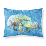 Caroline'S Treasures 8660Pillowcase Manatee Moisture Wicking Fabric Standard Pillowcase, Large, Multicolor