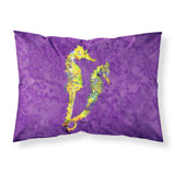 Caroline'S Treasures 8661Pillowcase Seahorse Moisture Wicking Fabric Standard Pillowcase, Large, Multicolor