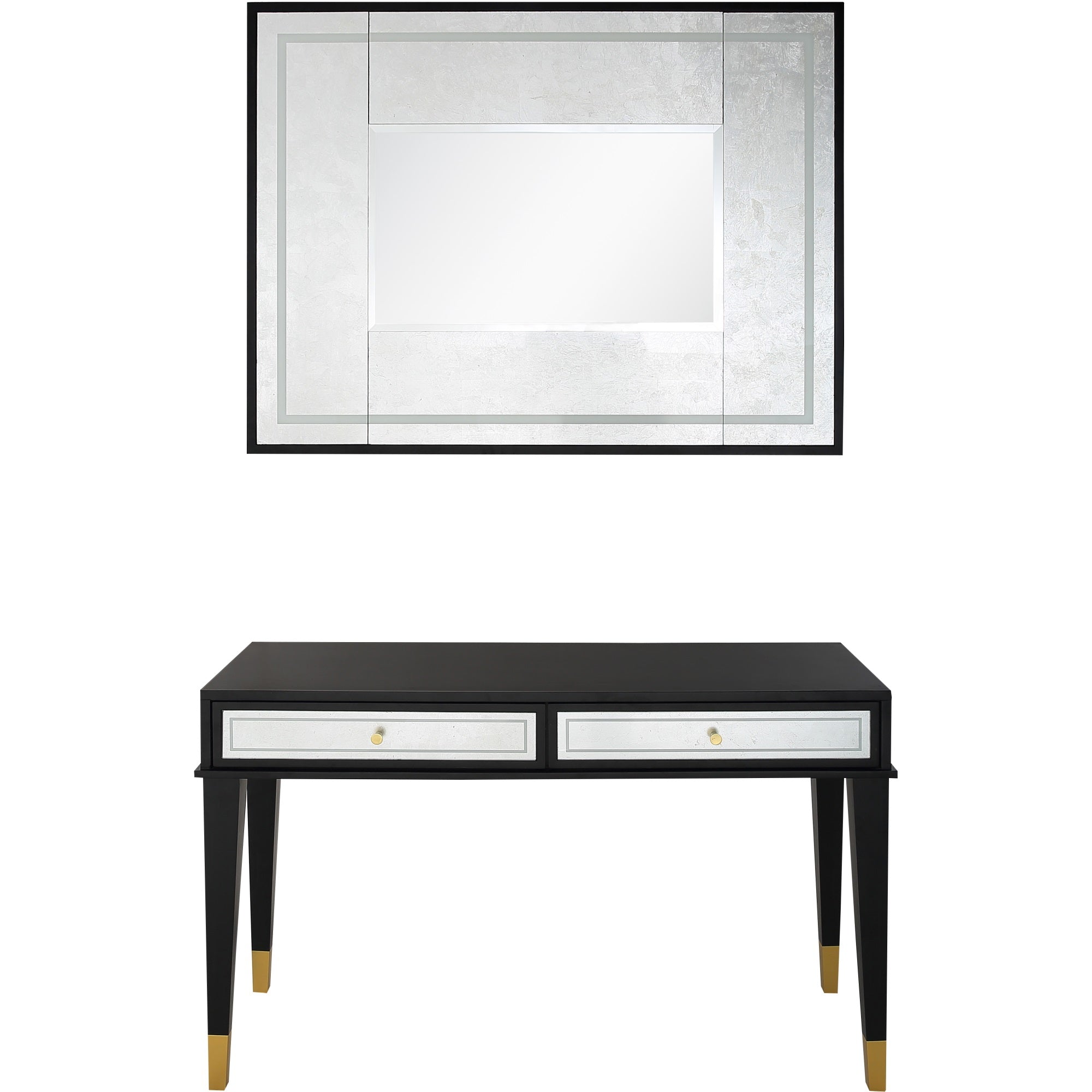 Makalu Wall Mirror And Console Table