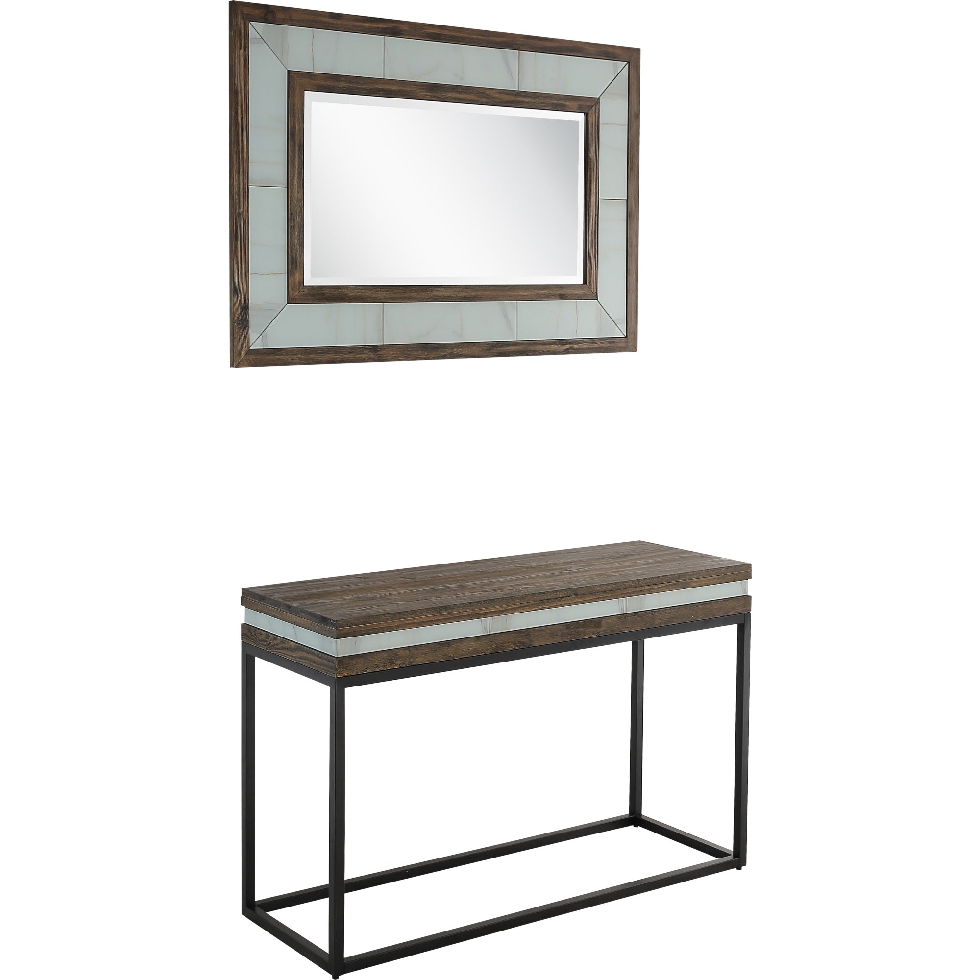 Bailey Wall Mirror And Console Table