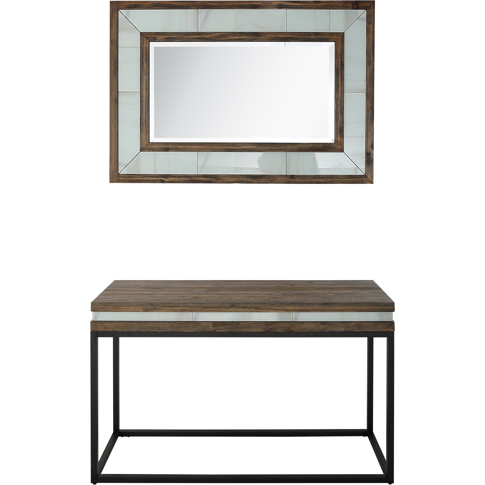 Bailey Wall Mirror And Console Table