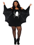 Jersey spiderweb dress