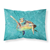 Caroline'S Treasures 8672Pillowcase Turtle Hi Five Moisture Wicking Fabric Standard Pillowcase, Large, Multicolor