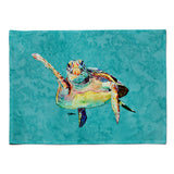 Caroline'S Treasures 8672Plmt Turtle Hi Five Fabric Placemat, Multicolor